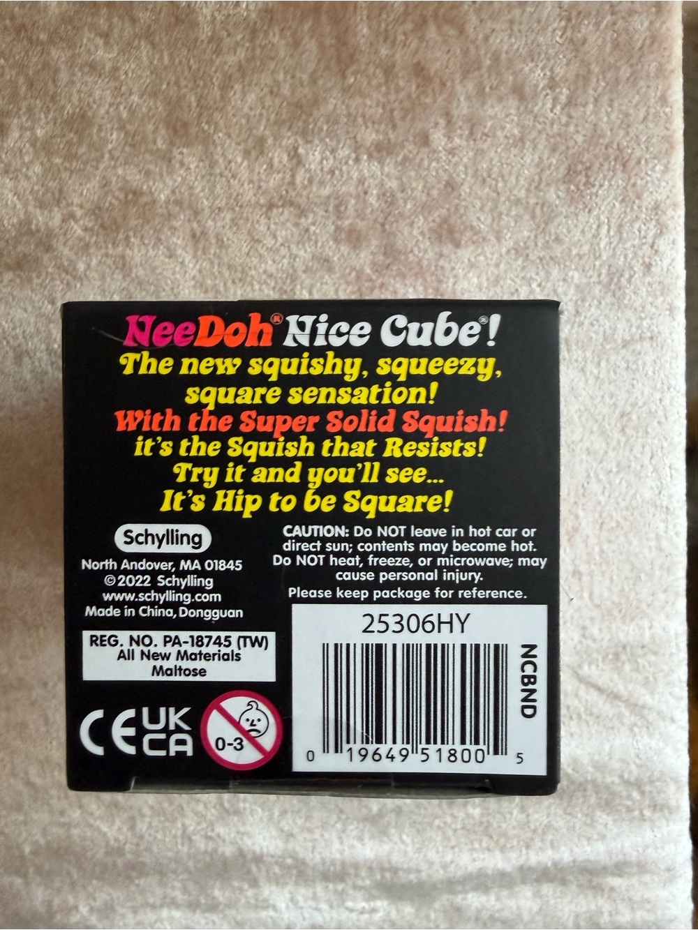 LOT of 3 NIB Nee Doh Purple, Pink, Blue Nice Cube Squish - Picture 5 of 6